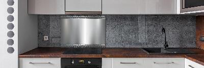 Spatplaat keuken Metalen achtergrond