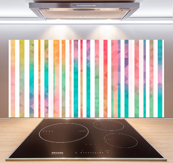 Keuken achterwand Regenboogstrepen