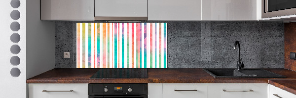 Keuken achterwand Regenboogstrepen