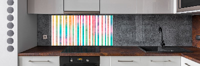 Keuken achterwand Regenboogstrepen