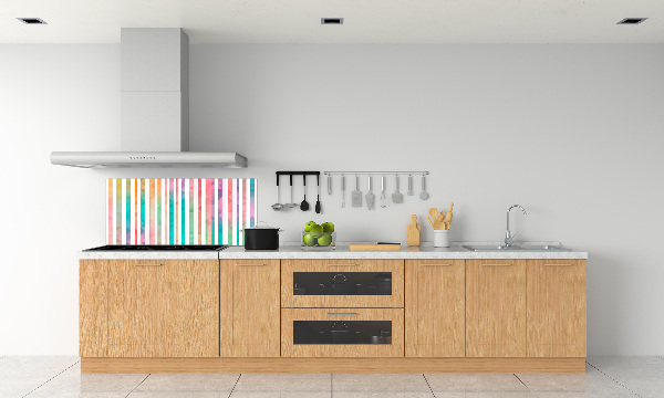 Keuken achterwand Regenboogstrepen