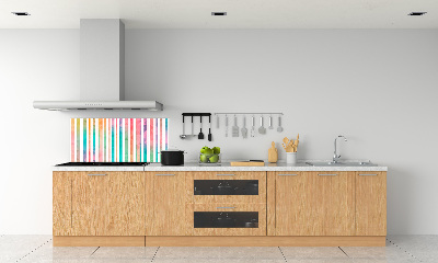 Keuken achterwand Regenboogstrepen