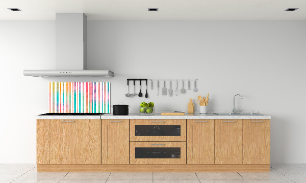 Keuken achterwand Regenboogstrepen