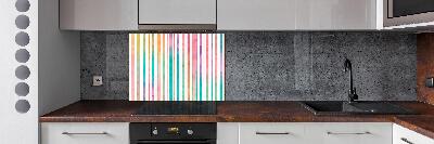 Keuken achterwand Regenboogstrepen