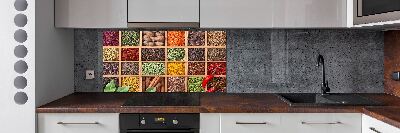 Achterwand keuken Specerijen en kruiden