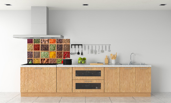 Achterwand keuken Specerijen en kruiden