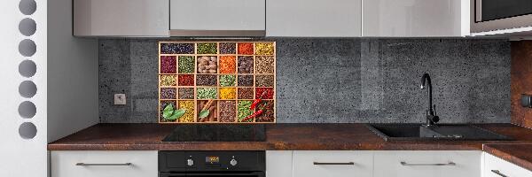 Achterwand keuken Specerijen en kruiden