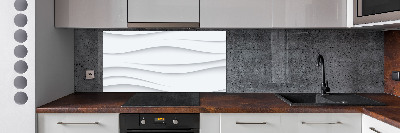 Achterwand keuken Abstracte golven