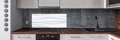 Achterwand keuken Abstracte golven