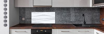 Achterwand keuken Abstracte golven
