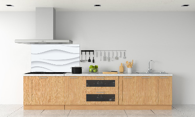 Achterwand keuken Abstracte golven