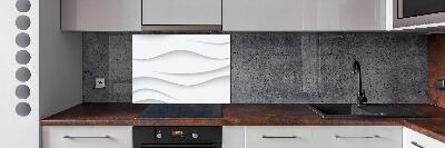 Achterwand keuken Abstracte golven
