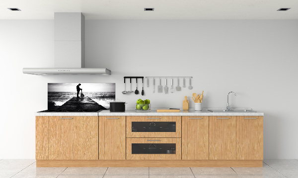 Panel do kuchni Gitarzysta na molo