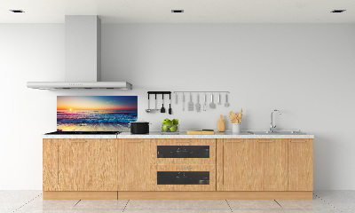 Achterwand keuken Zonsopgang aan zee