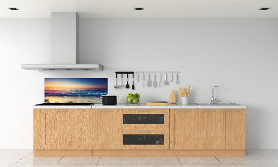 Achterwand keuken Zonsopgang aan zee