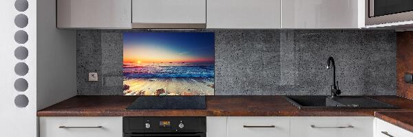 Achterwand keuken Zonsopgang aan zee
