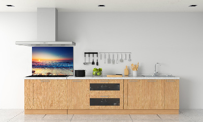 Achterwand keuken Zonsopgang aan zee