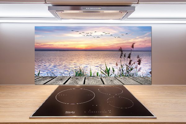 Spatscherm keuken Lake West