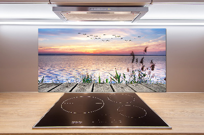 Spatscherm keuken Lake West