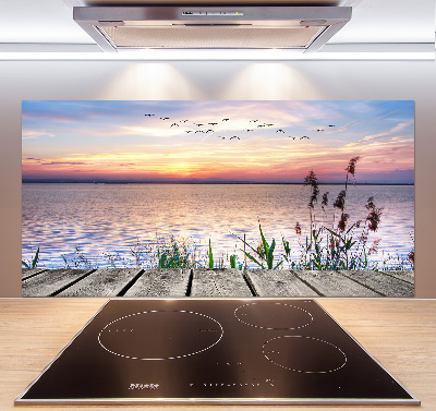 Spatscherm keuken Lake West