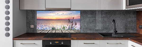 Spatscherm keuken Lake West