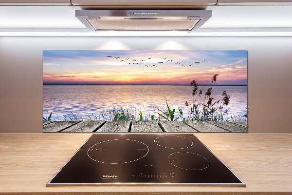 Spatscherm keuken Lake West