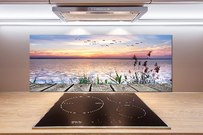 Spatscherm keuken Lake West