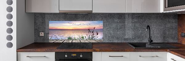 Spatscherm keuken Lake West