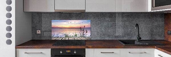 Spatscherm keuken Lake West