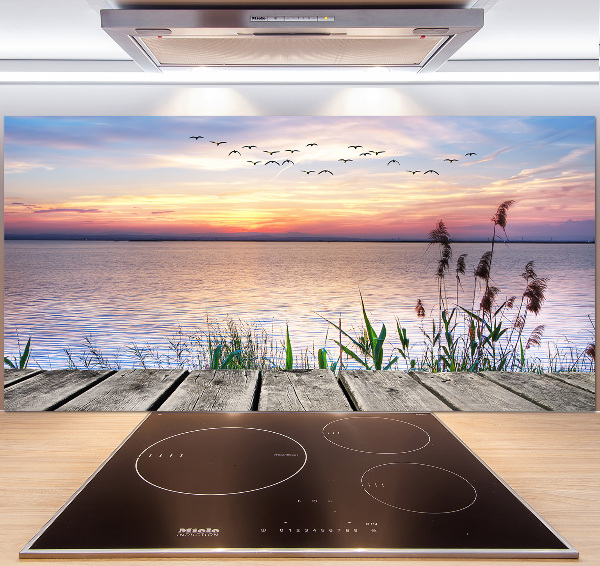 Spatscherm keuken Lake West