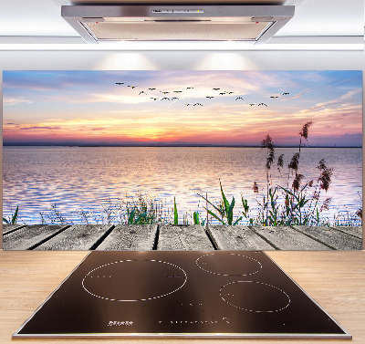 Spatscherm keuken Lake West