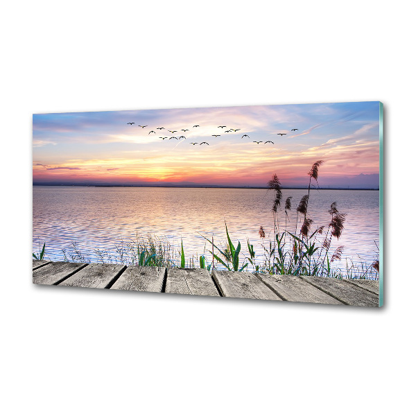 Spatscherm keuken Lake West