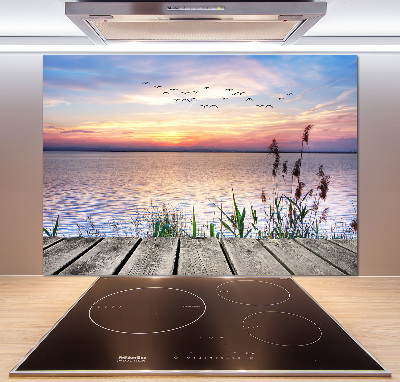 Spatscherm keuken Lake West