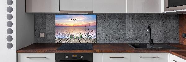Spatscherm keuken Lake West