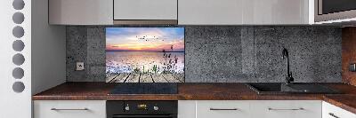 Spatscherm keuken Lake West
