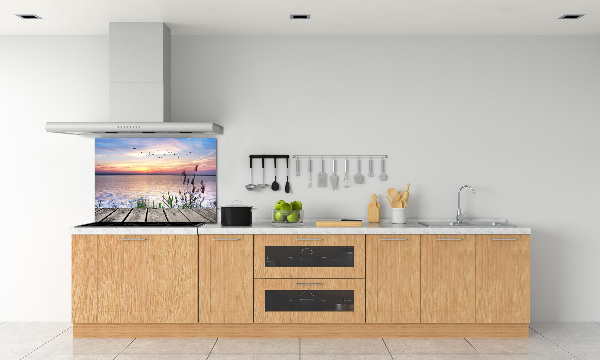 Spatscherm keuken Lake West