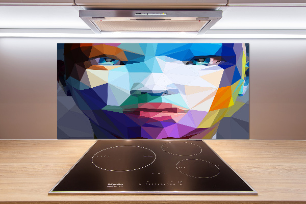Achterwand keuken Abstracte vrouw