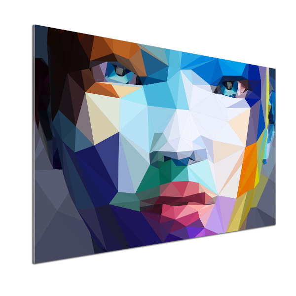 Panel do kuchni Abstrakcja kobieta