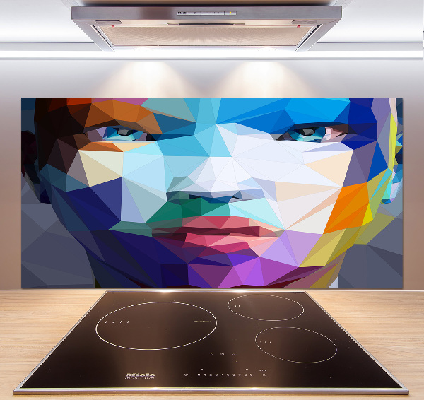 Achterwand keuken Abstracte vrouw