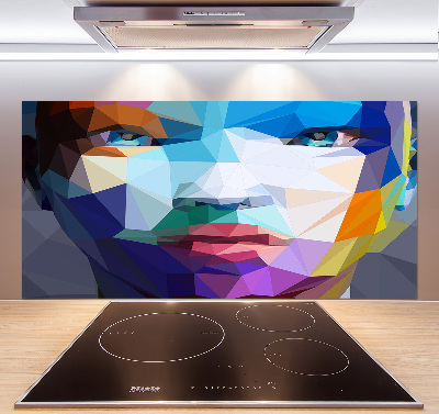Achterwand keuken Abstracte vrouw