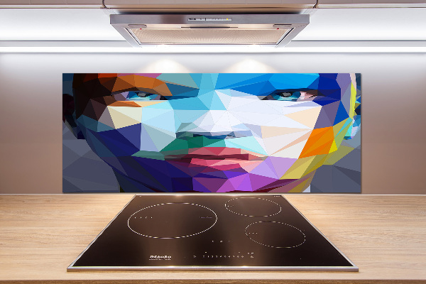 Achterwand keuken Abstracte vrouw