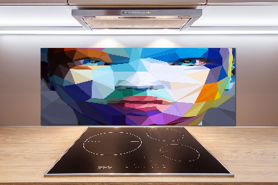 Achterwand keuken Abstracte vrouw