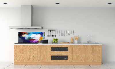 Achterwand keuken Abstracte vrouw