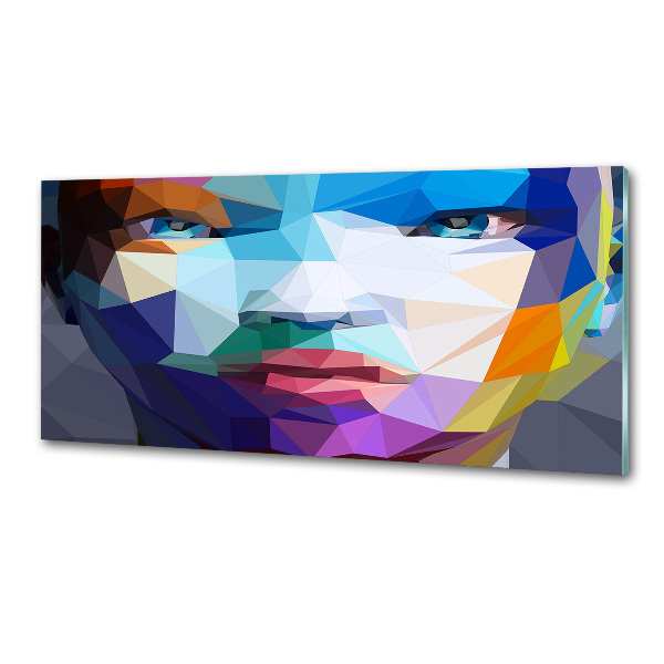 Panel do kuchni Abstrakcja kobieta