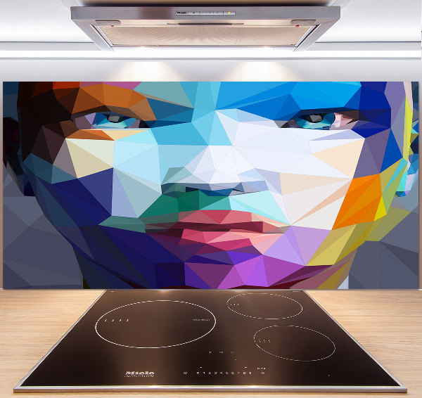 Achterwand keuken Abstracte vrouw