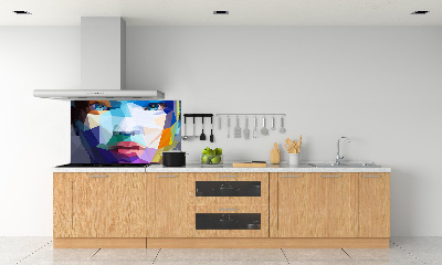 Achterwand keuken Abstracte vrouw