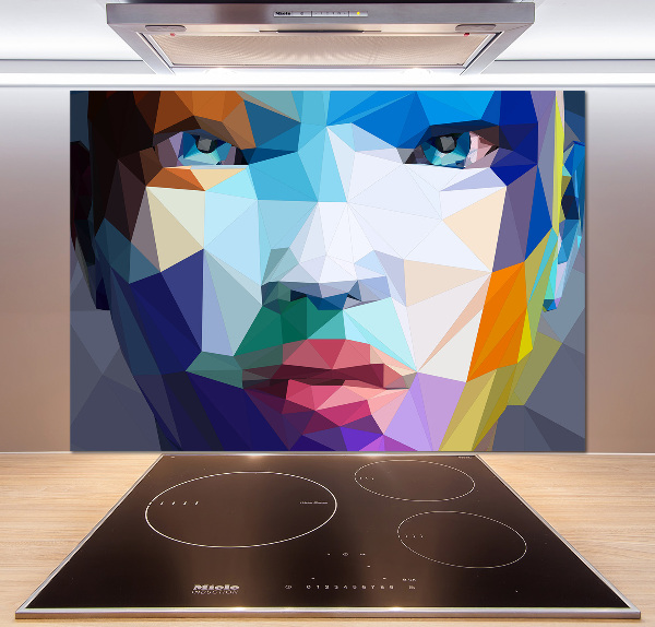 Achterwand keuken Abstracte vrouw