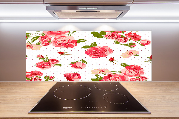 Keuken achterwand Rozen