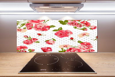 Keuken achterwand Rozen
