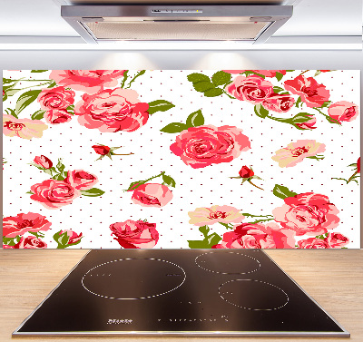 Keuken achterwand Rozen